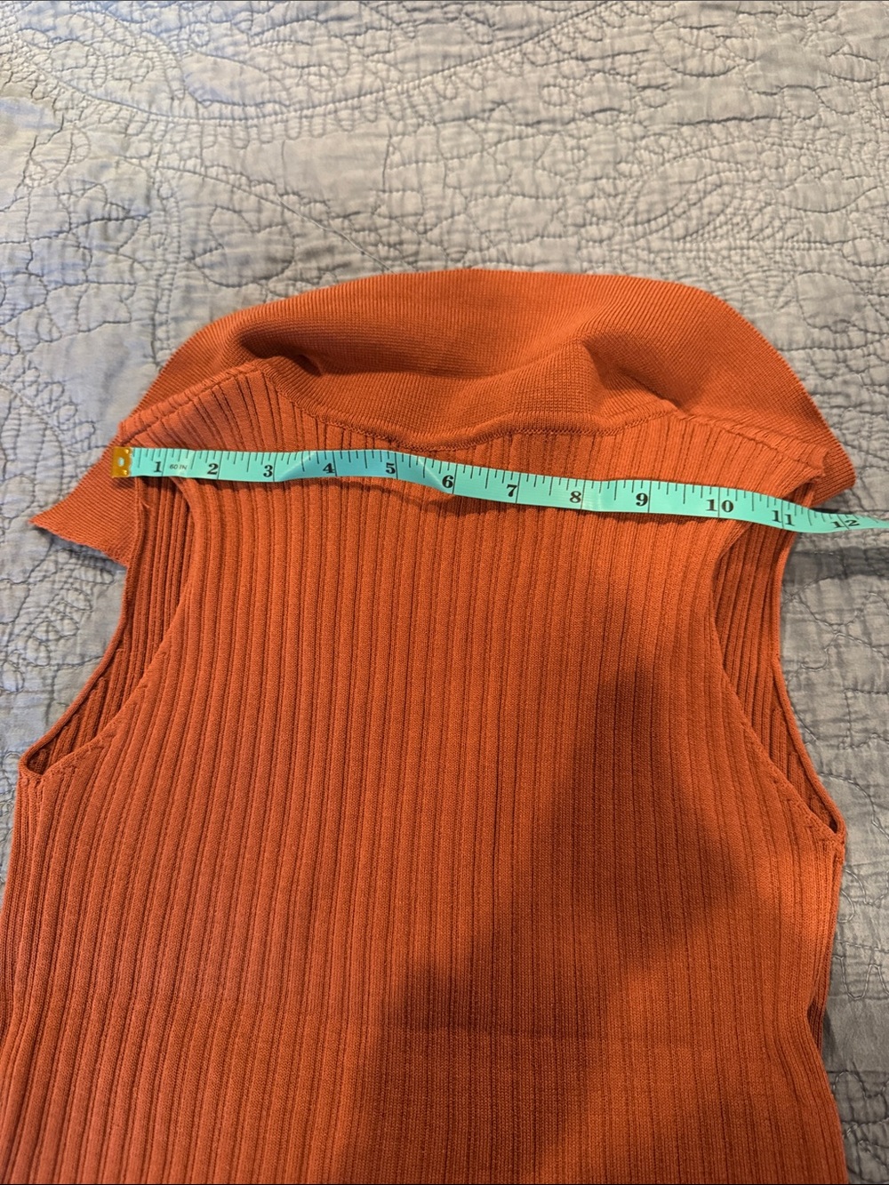 Chanel Knit Rust Color Sweater Removable Buttons - Picture 11 of 15